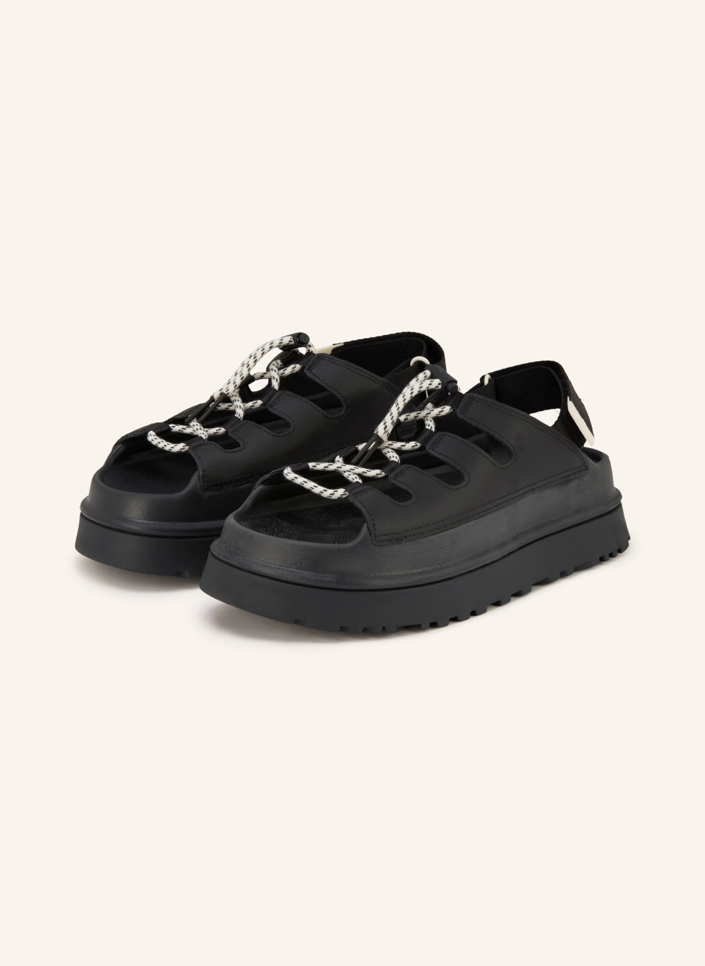 UGG Plateau-Sandalen GOLDENGLOW TOGGLE – SCHWARZ