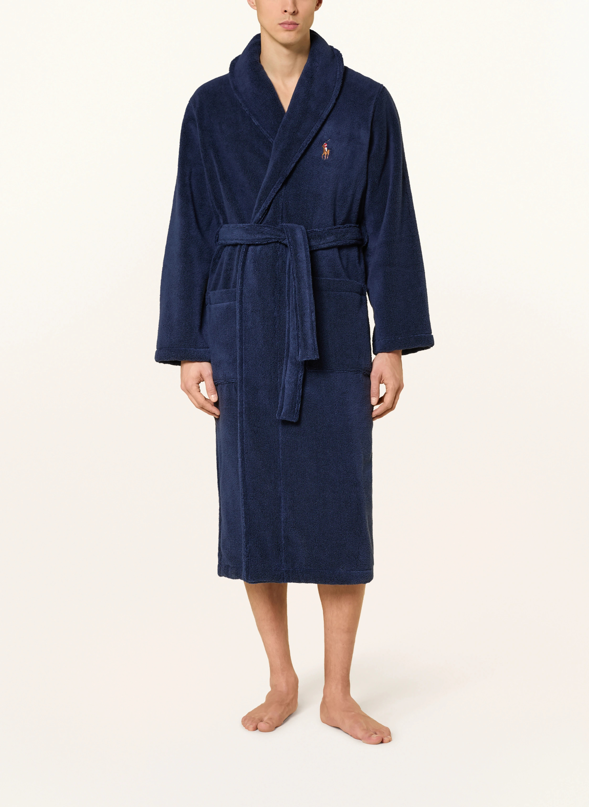 POLO RALPH LAUREN Herren-Bademantel – DUNKELBLAU