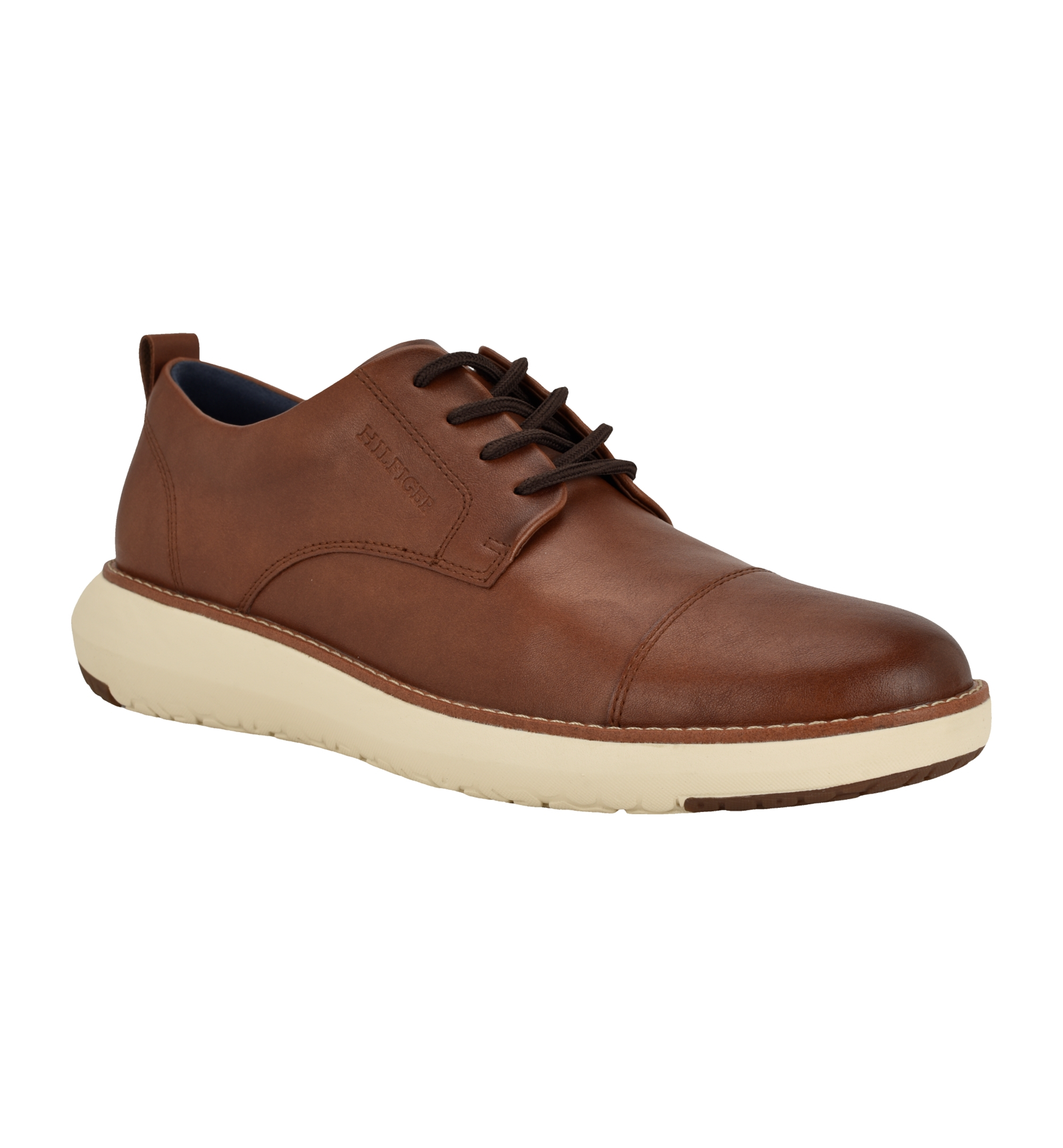 Tommy Hilfiger Men's Fader Dress Casual Oxford Shoes - Medium Brown