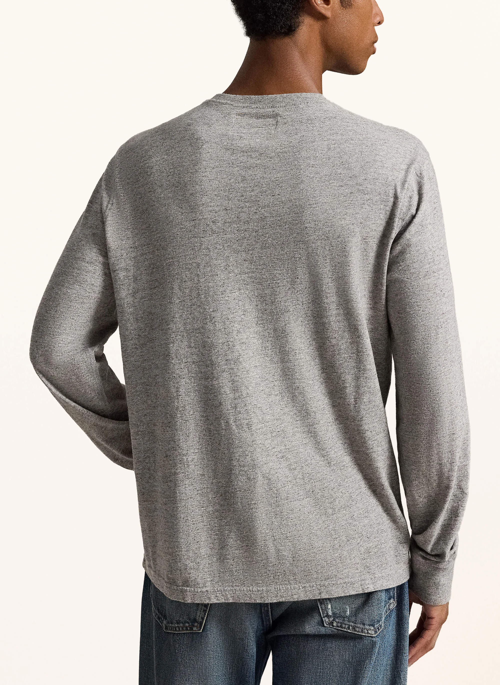 POLO RALPH LAUREN Henley-Shirt – GRAU