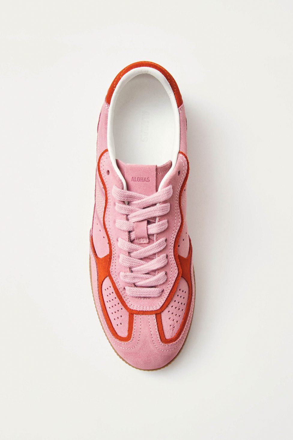 ALOHAS tb. 490 Leather Sneakers - Pink And Red