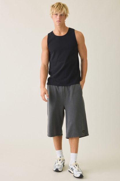 Standard Cloth Maddox Tank Top - Washed Black