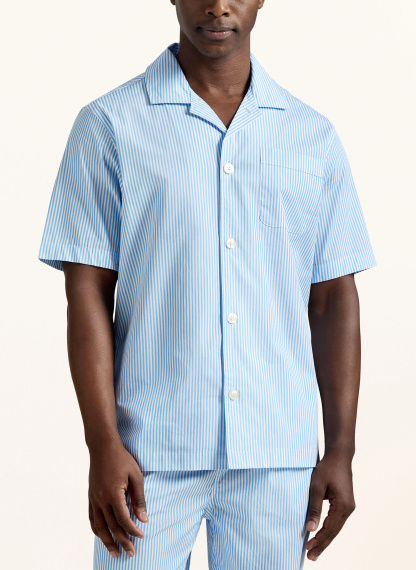 POLO RALPH LAUREN Schlafshirt – HELLBLAU / WEISS