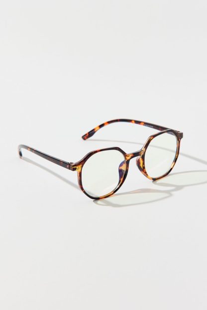 Denny Round Blue Light Glasses - Neutral