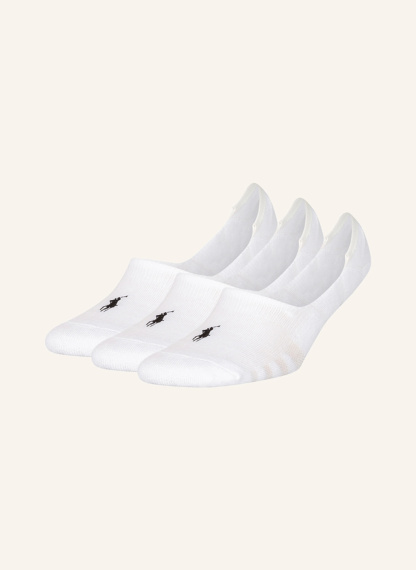 POLO RALPH LAUREN 3er-Pack Sneakersocken – 002 white/black