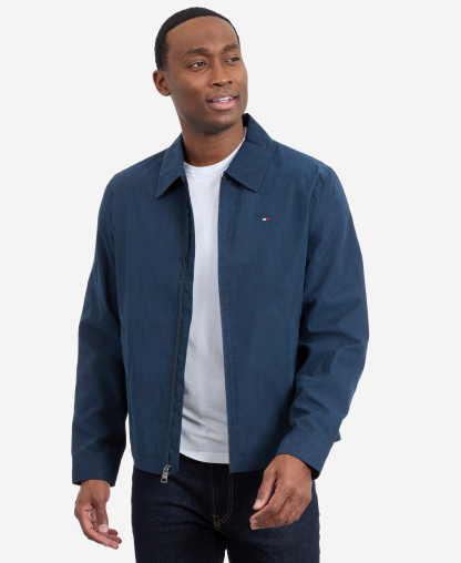 Tommy Hilfiger Men's Wind Resistant Golf Jacket - Navy