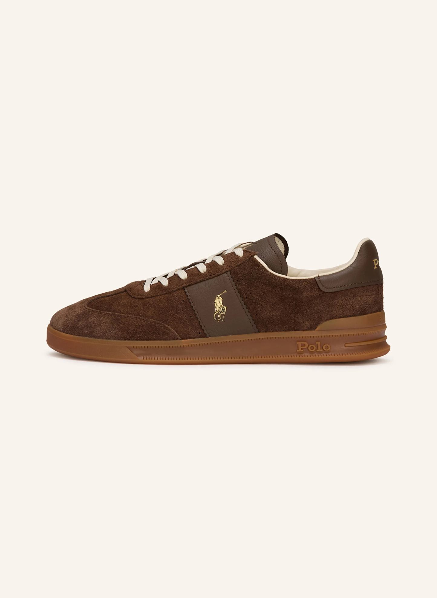 POLO RALPH LAUREN Sneaker HERITAGE AERA – DUNKELBRAUN