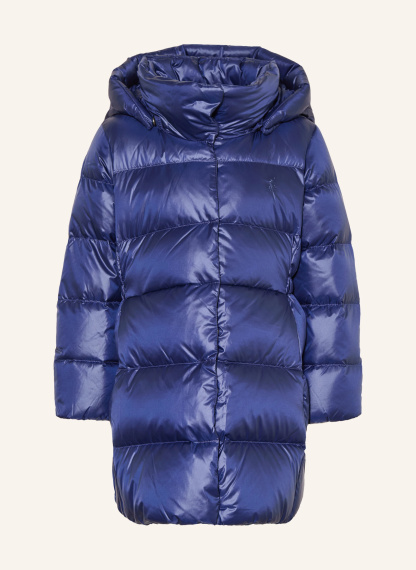 POLO RALPH LAUREN Daunenmantel mit abnehmbarer Kapuze – DUNKELBLAU