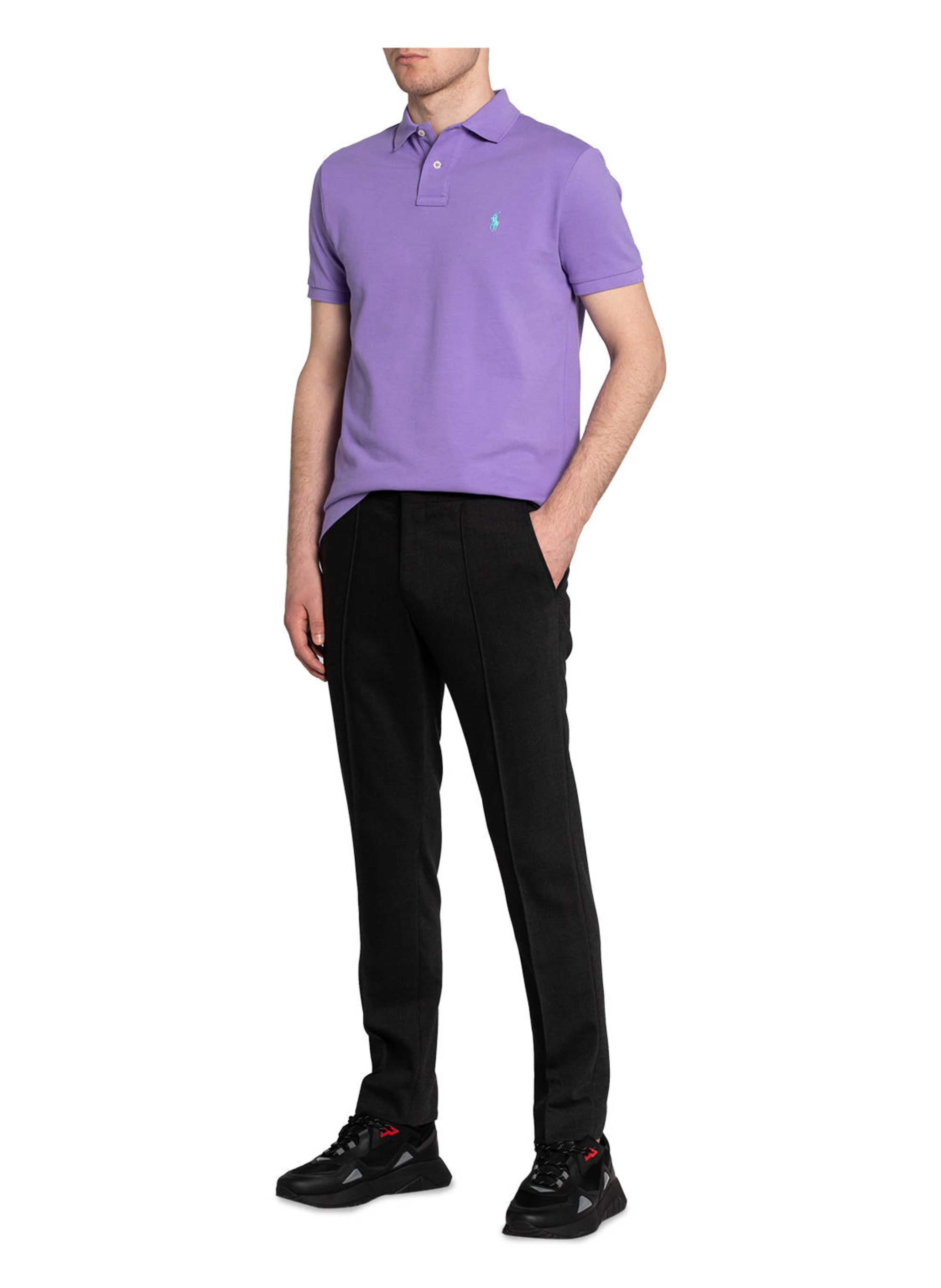 POLO RALPH LAUREN Piqué-Poloshirt Custom Slim Fit – LILA