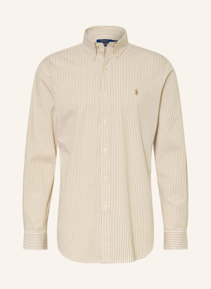 POLO RALPH LAUREN Hemd Custom Fit – BEIGE / WEISS (2)