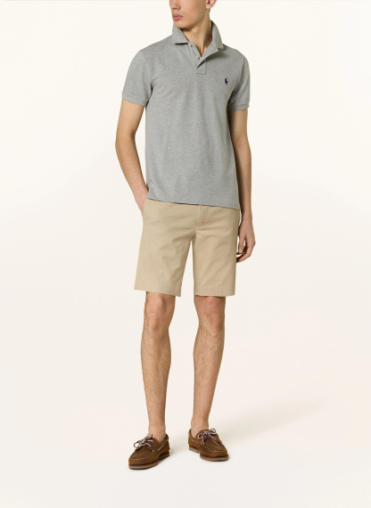 POLO RALPH LAUREN Piqué-Poloshirt Slim Fit – HELLGRAU