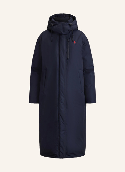 POLO RALPH LAUREN Daunenmantel mit abnehmbarer Kapuze – DUNKELBLAU