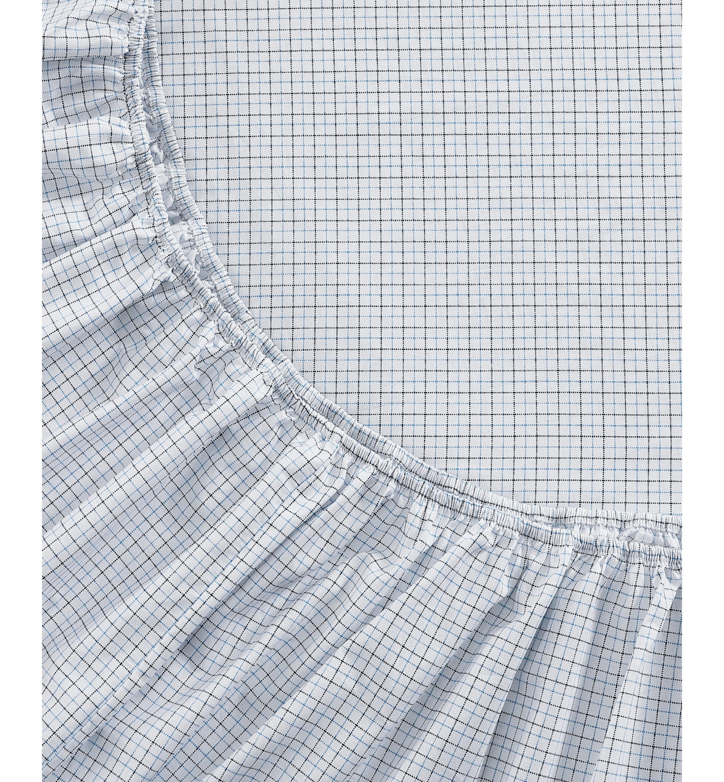 Tommy Hilfiger Printed 200-Thread Count Cotton Percale Sheet Set - New England Plaid Blue