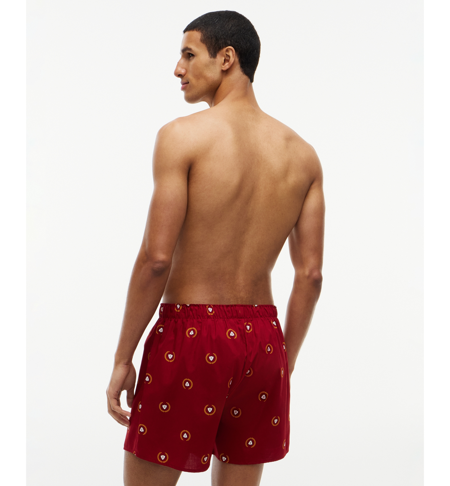Tommy Hilfiger Men's Classics Cotton Woven Boxer Shorts, 3-Pack - Regatta Red/Desert Sky/Liberty Blue Print