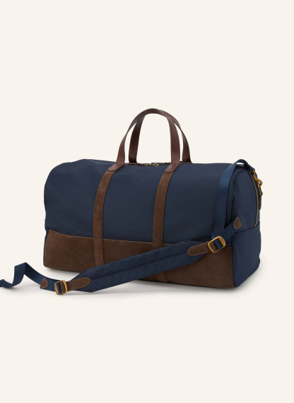 POLO RALPH LAUREN Reisetasche – DUNKELBLAU / GOLD / DUNKELBRAUN
