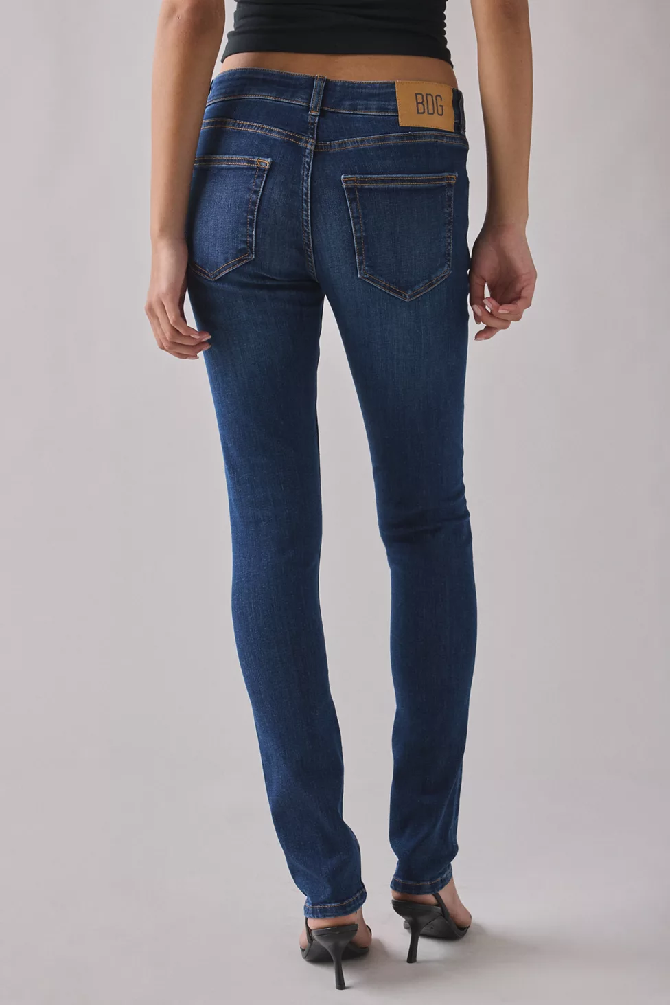BDG Skylar Low-Rise Skinny Jeans - Tinted Denim