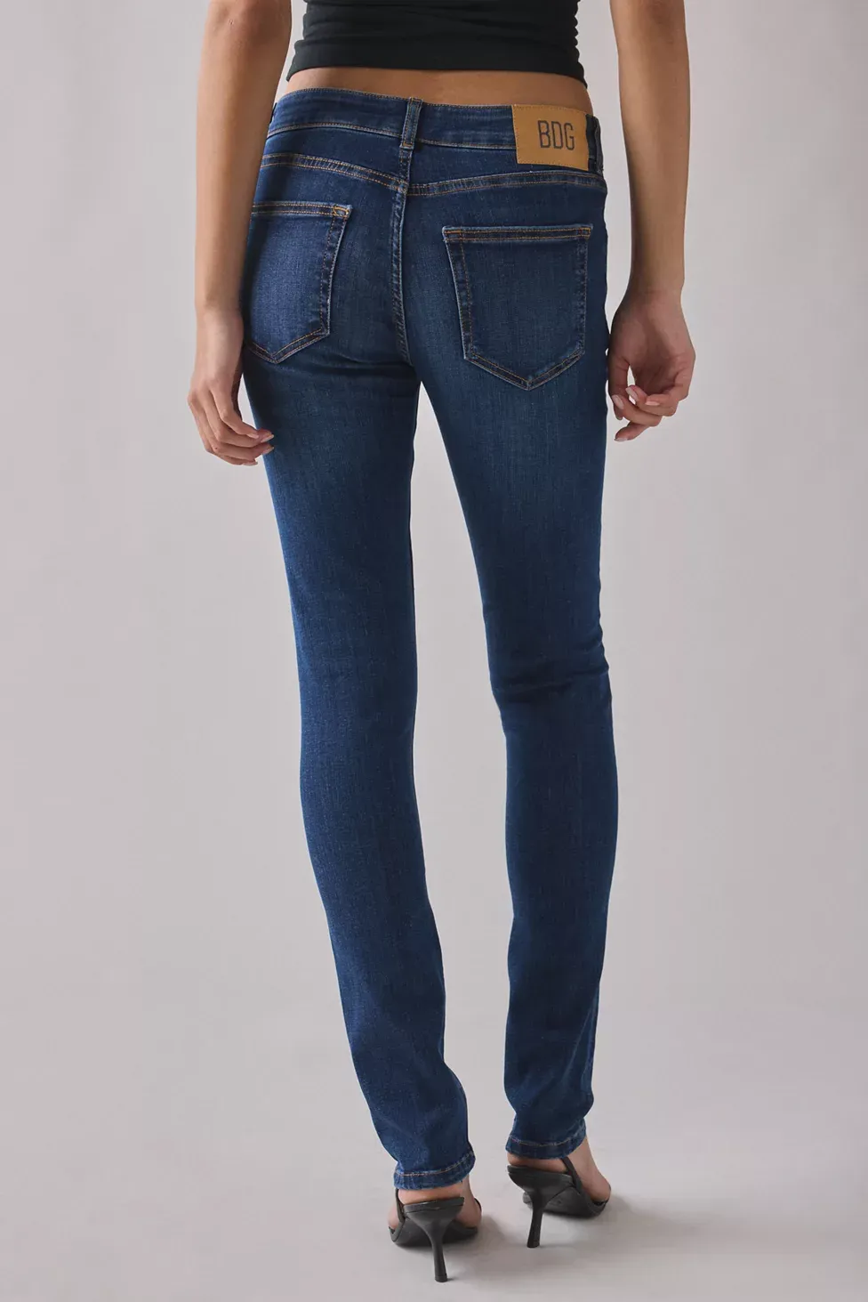 BDG Skylar Low-Rise Skinny Jeans - Tinted Denim