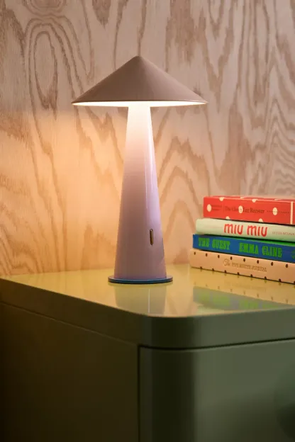 Tipsy Ombré Portable LED Table Lamp - Agreeable Gray/Soft Purple