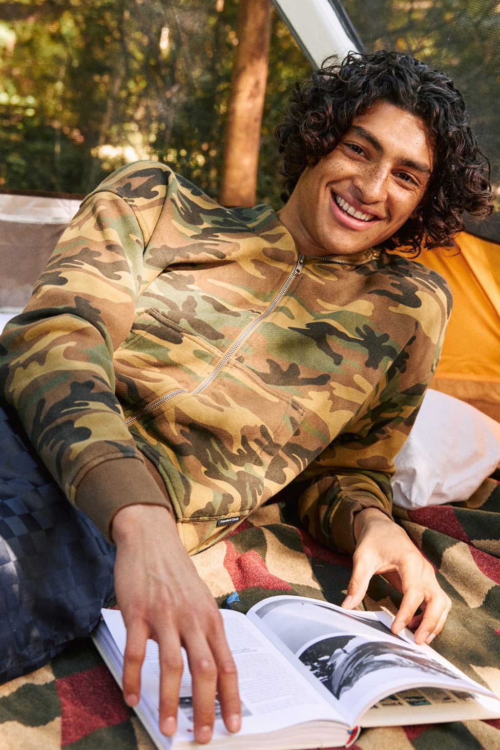 Standard Cloth Pregame Zip-Up Hoodie Sweatshirt - Camo