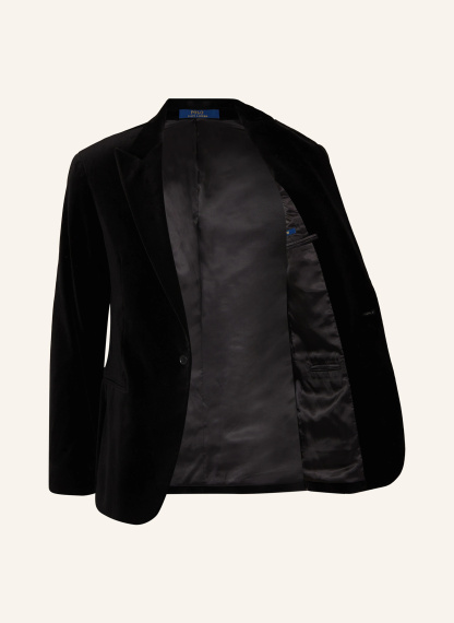 POLO RALPH LAUREN Sakko Modern Fit aus Samt – SCHWARZ
