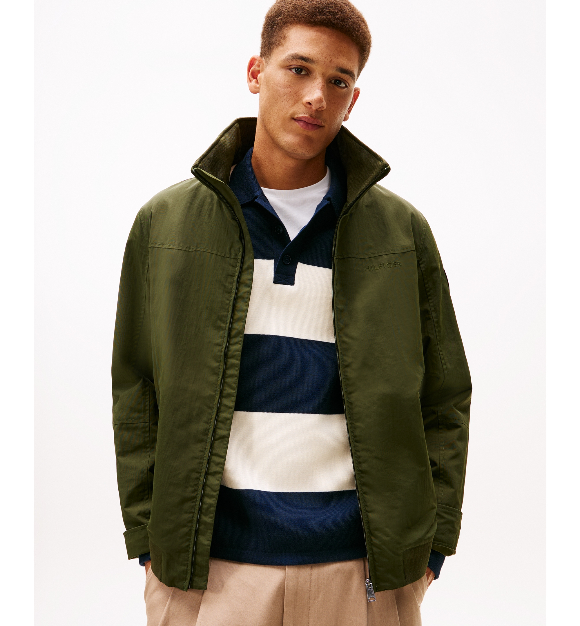 Tommy Hilfiger Men's Regatta Water Resistant Jacket - Arctic Spruce