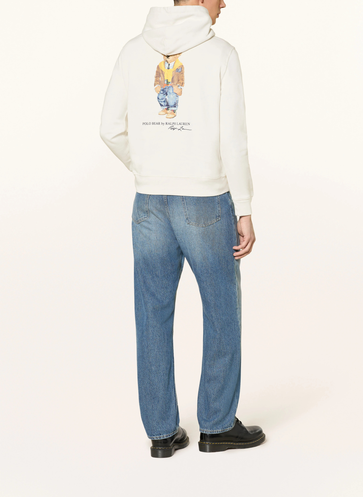POLO RALPH LAUREN Hoodie – ECRU / BEIGE / DUNKELGELB