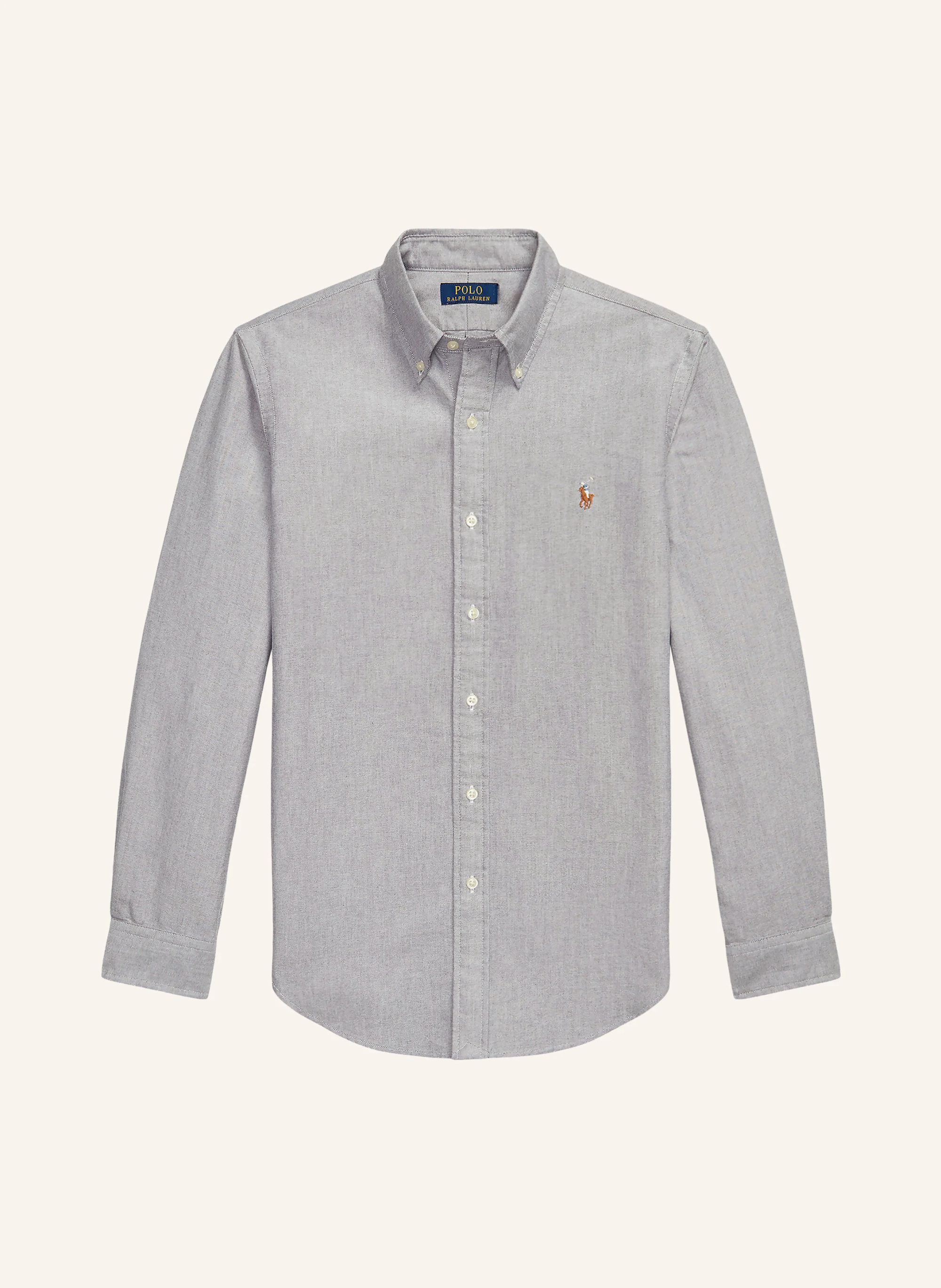 POLO RALPH LAUREN Oxfordhemd Custom Fit – BLAUGRAU