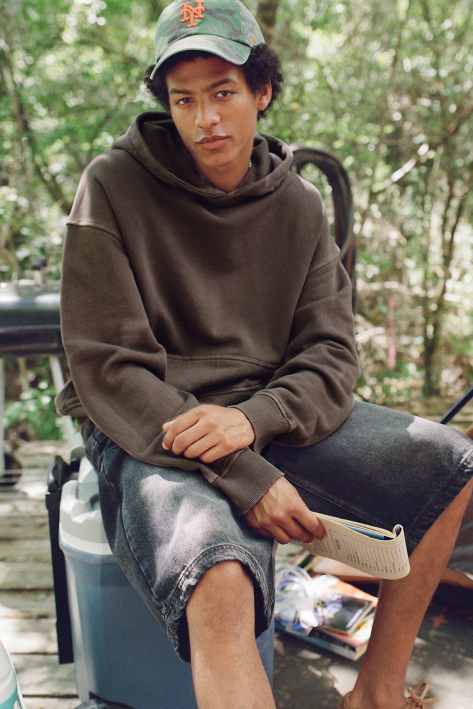 Standard Cloth Pregame Hoodie Sweatshirt - Brown Stone Wash