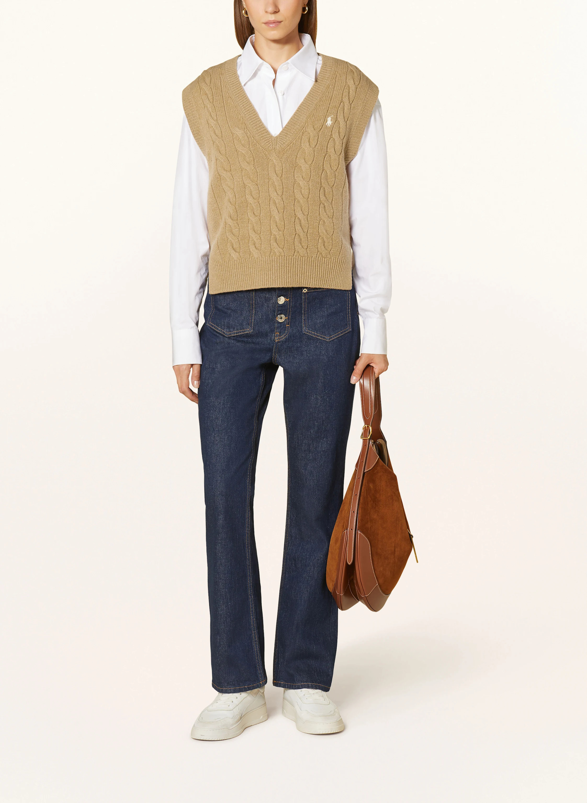 POLO RALPH LAUREN Pullunder – HELLBRAUN