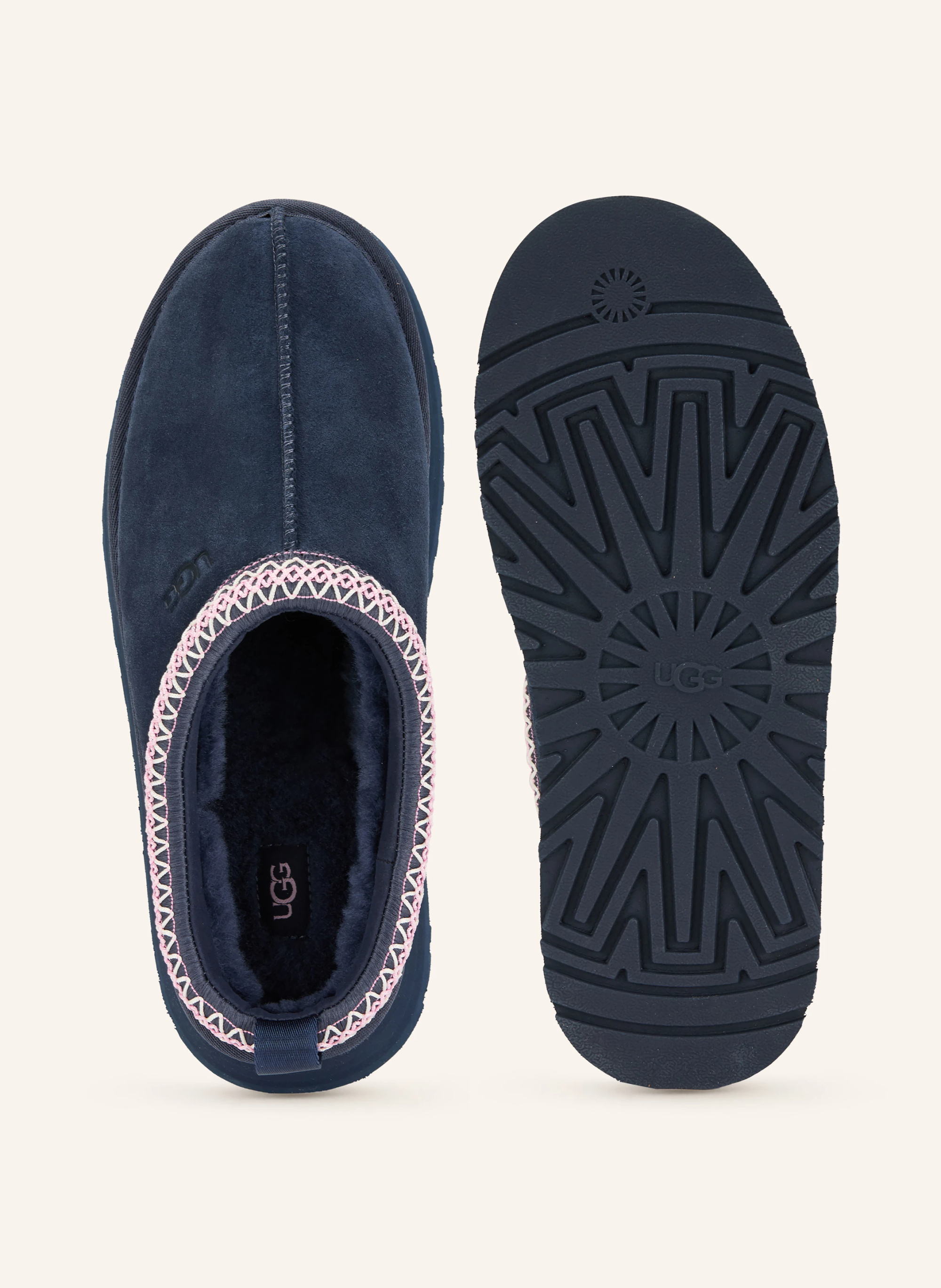 UGG Plateau-Pantoletten TAZZ – DUNKELBLAU / ROSA