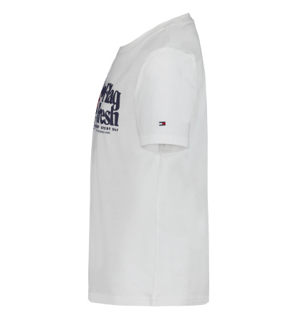 Tommy Hilfiger Boys' 2T-7 Flag Fresh Short-Sleeve T-Shirt - White