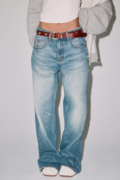 BDG Jaya Baggy Boyfriend Jeans - Hunter Blue