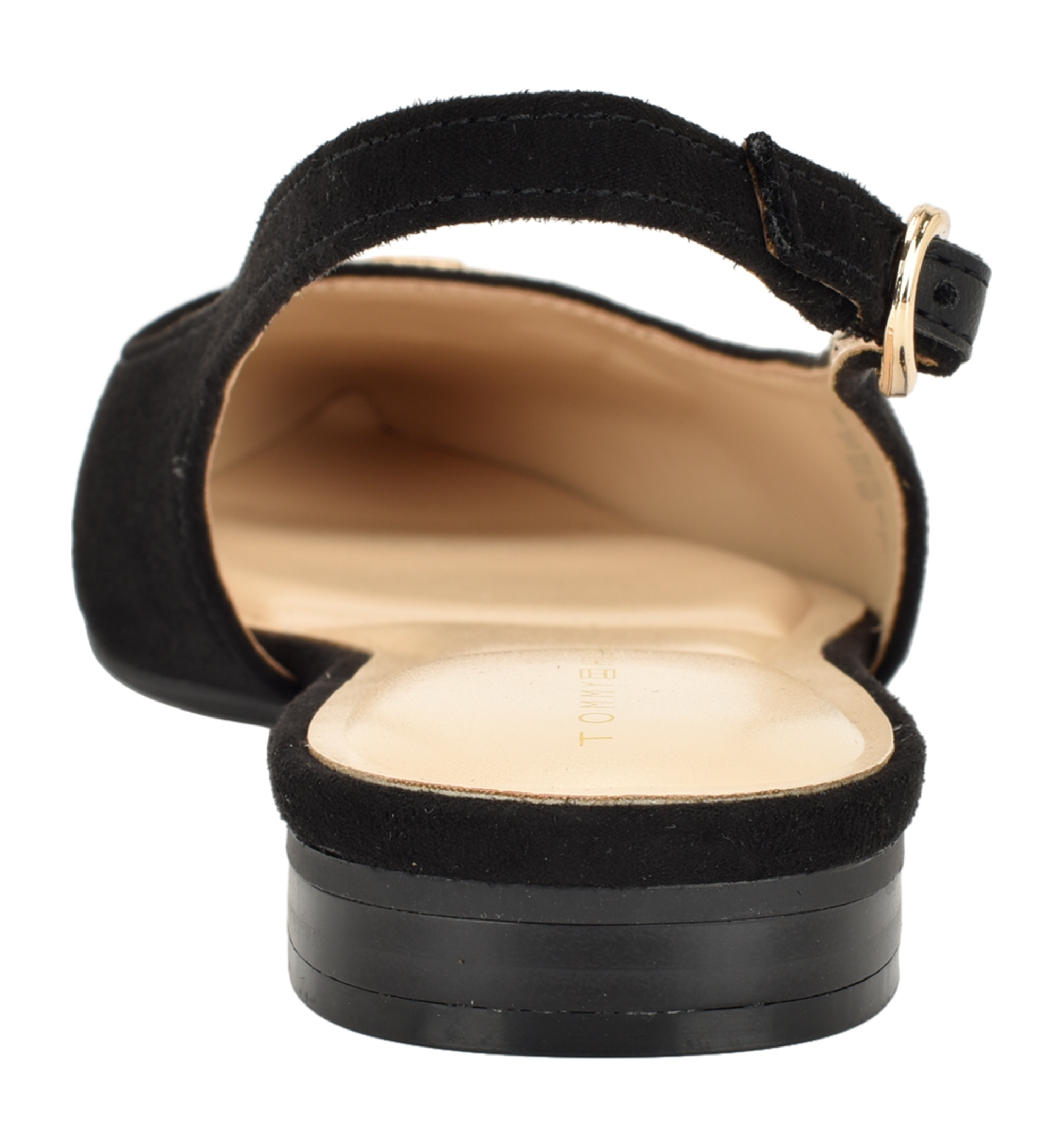 Tommy Hilfiger Women's Vesly Pointed Toe Slingback Dress Flats - Black