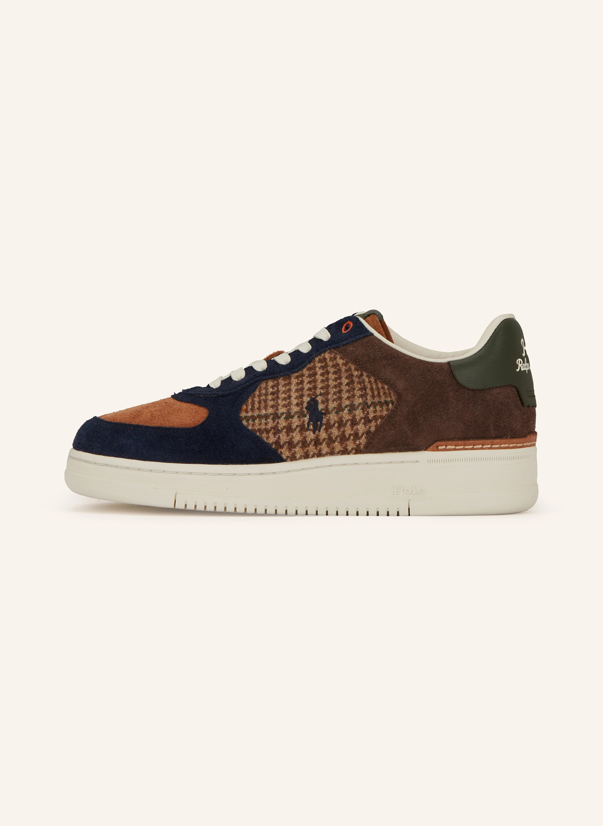 POLO RALPH LAUREN Sneaker MASTERS – DUNKELBLAU / BRAUN / KHAKI