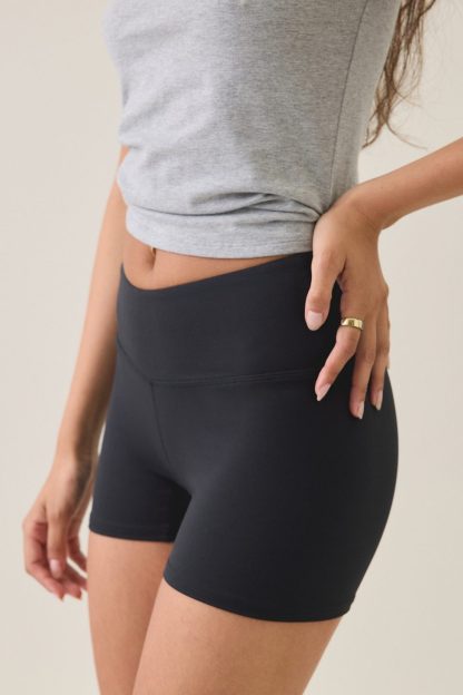Out From Under Saturday Sculpt Bike Shorts - Black