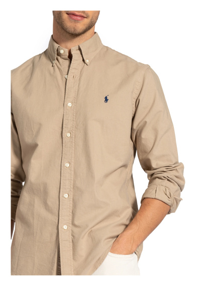 POLO RALPH LAUREN Oxfordhemd Custom Fit – BEIGE