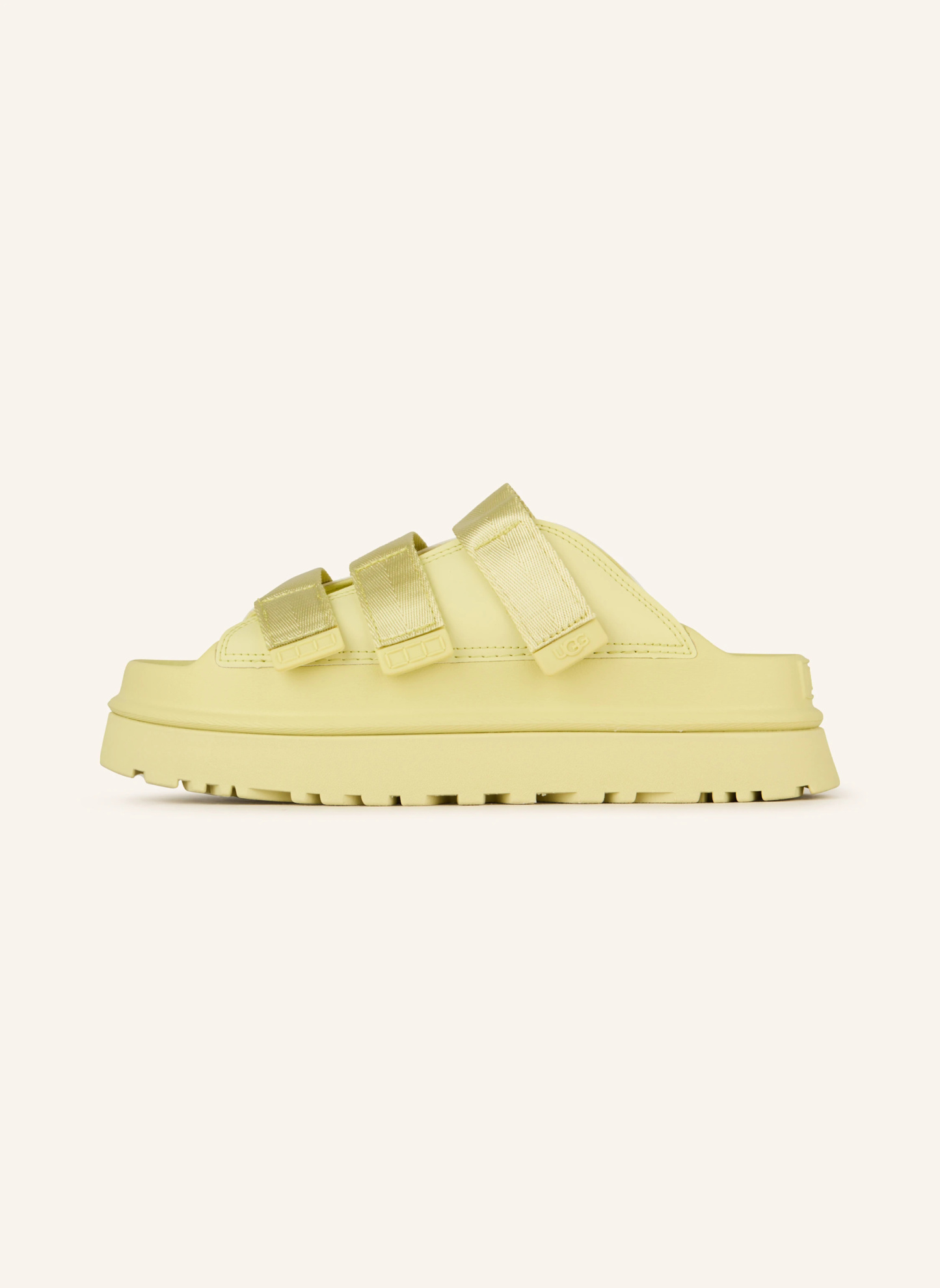 UGG Plateau-Pantoletten GOLDENGLOW – HELLGELB