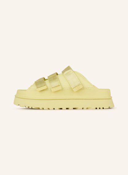 UGG Plateau-Pantoletten GOLDENGLOW – HELLGELB