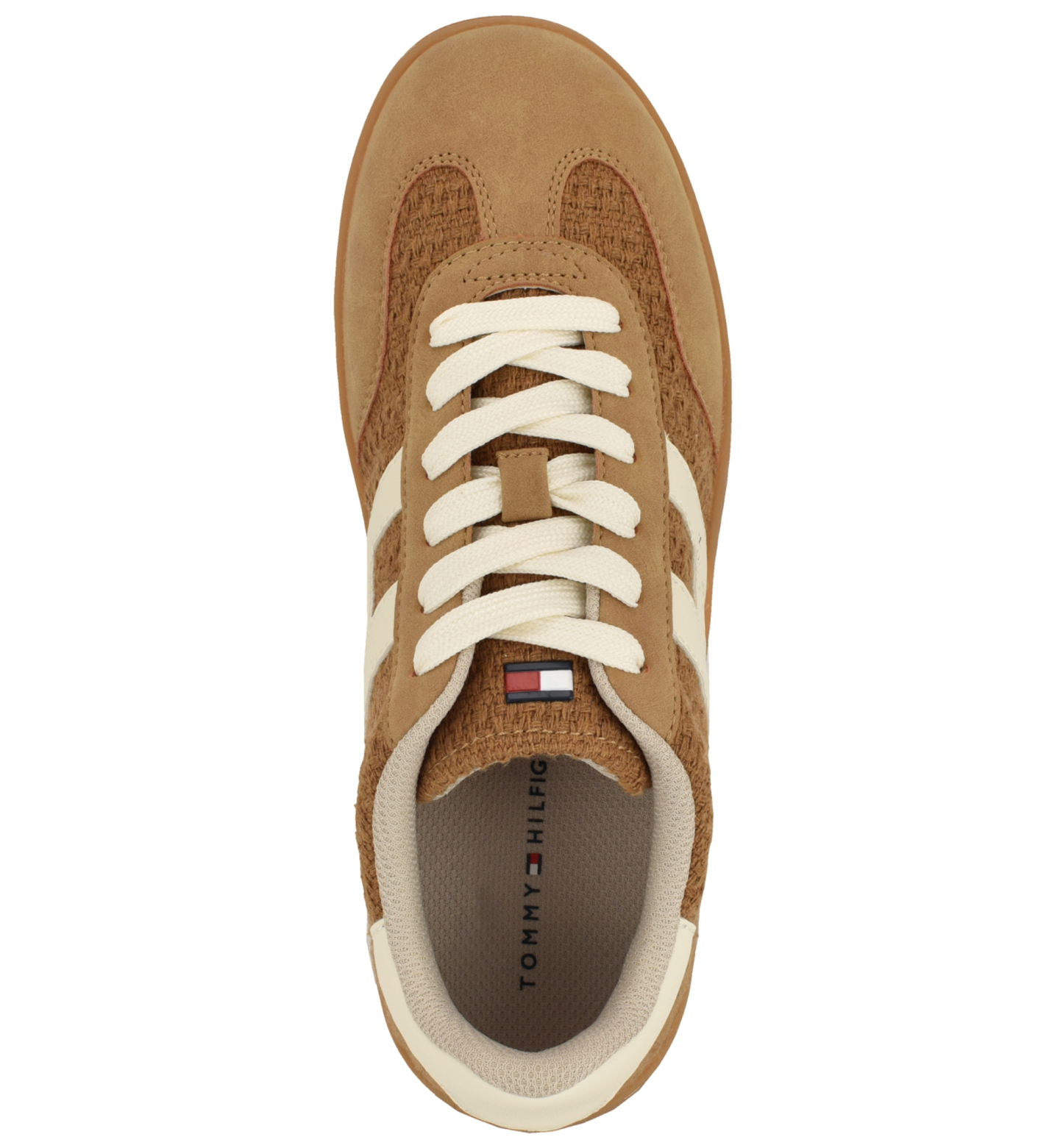 Tommy Hilfiger Women's Maisie Low Profile Lace-Up Sneakers - Medium Brown