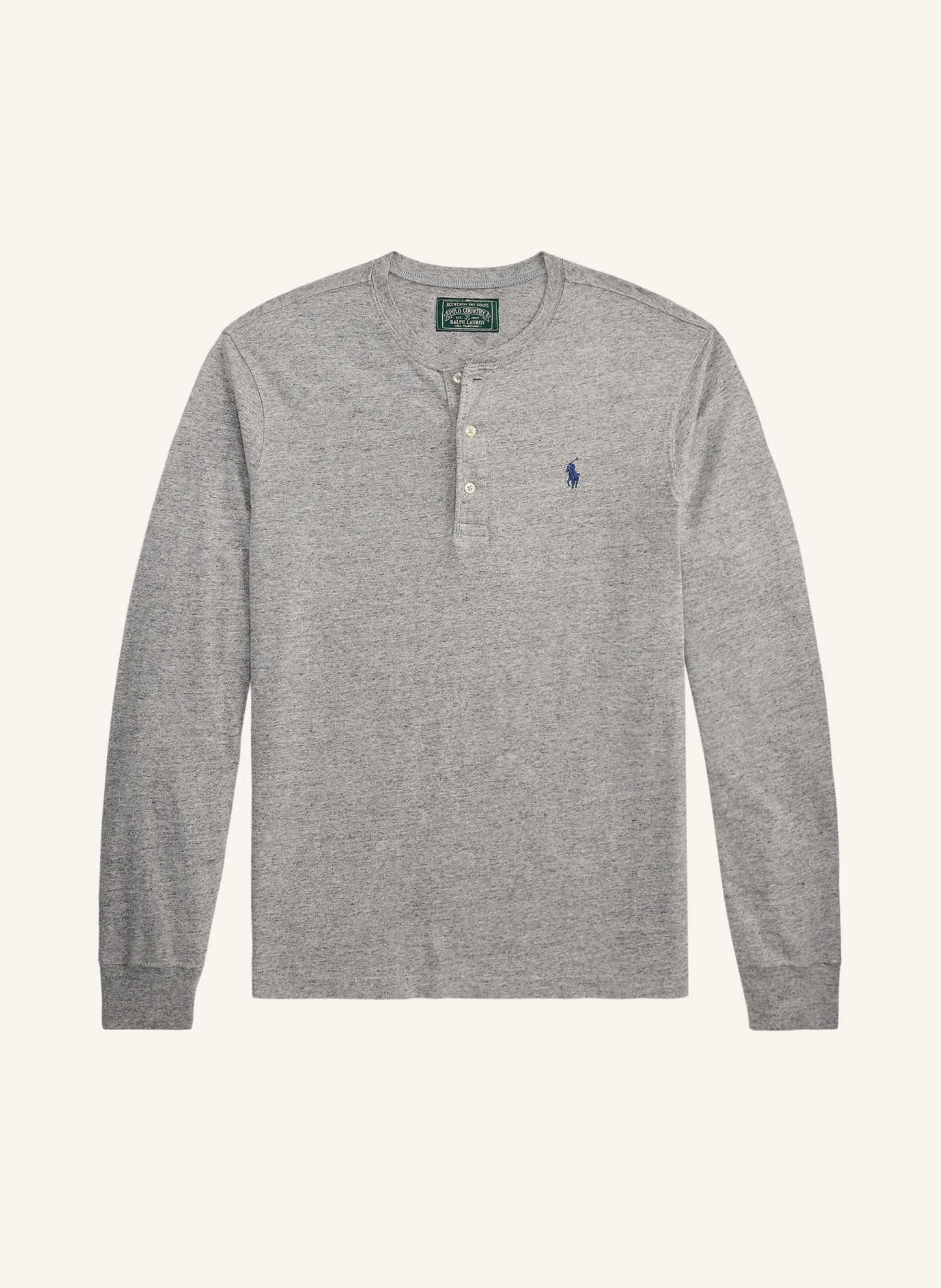 POLO RALPH LAUREN Henley-Shirt – GRAU