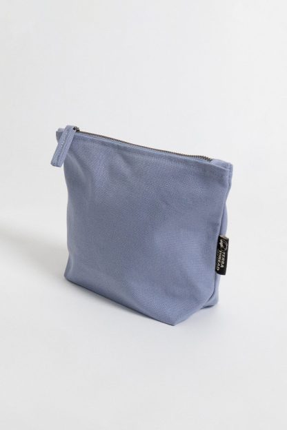 Terra Thread Organic Cotton Canvas Zippered Pouch - Lavender