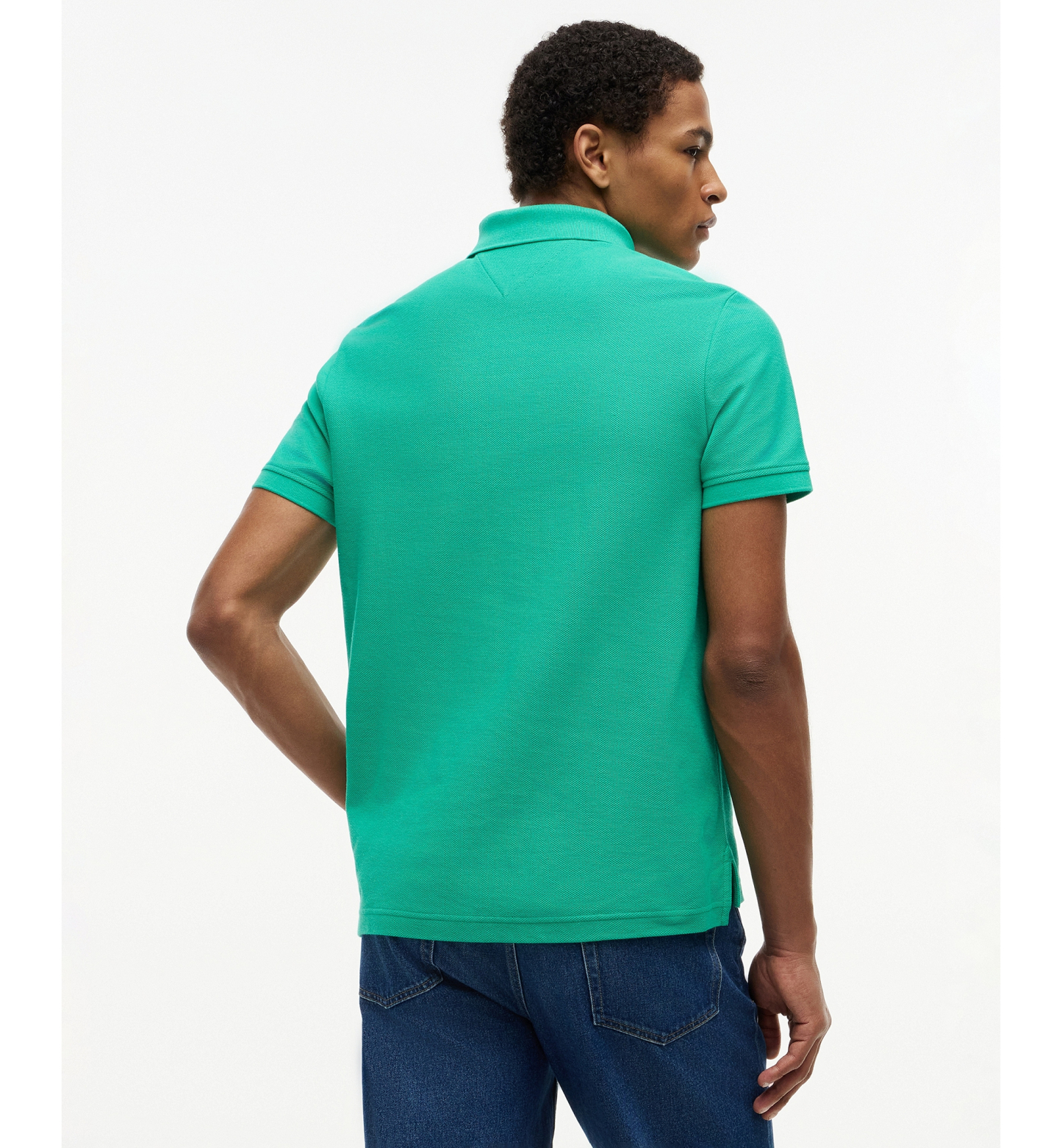 Tommy Hilfiger Men's Classic-Fit Embroidered Script Logo Polo Shirt - Jade Wink