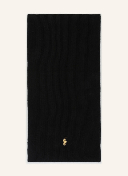 POLO RALPH LAUREN Schal aus Merinowolle – SCHWARZ (1)