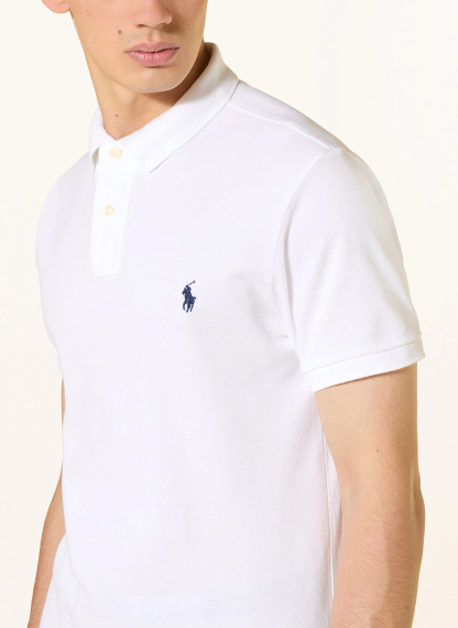 POLO RALPH LAUREN Piqué-Poloshirt Slim Fit – WEISS