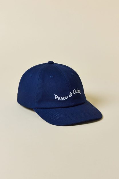 Museum Of Peace & Quiet Wordmark Dad Hat - Navy