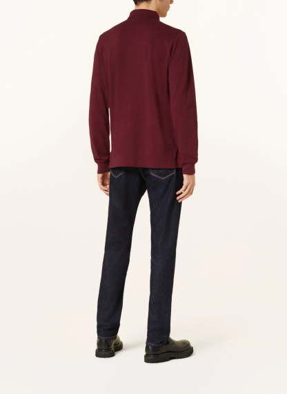 POLO RALPH LAUREN Piqué-Poloshirt Custom Slim Fit – DUNKELROT