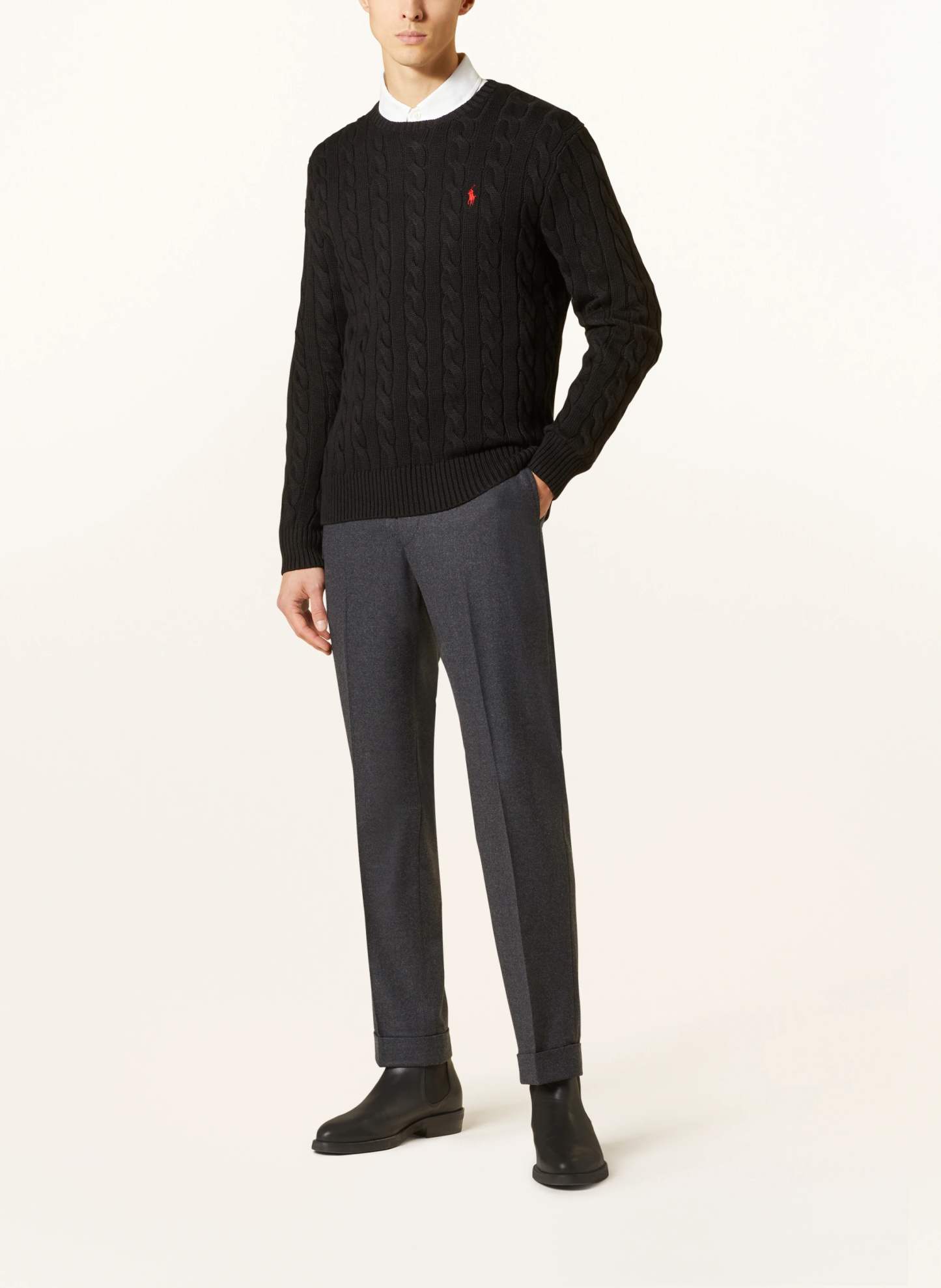 POLO RALPH LAUREN Pullover – SCHWARZ