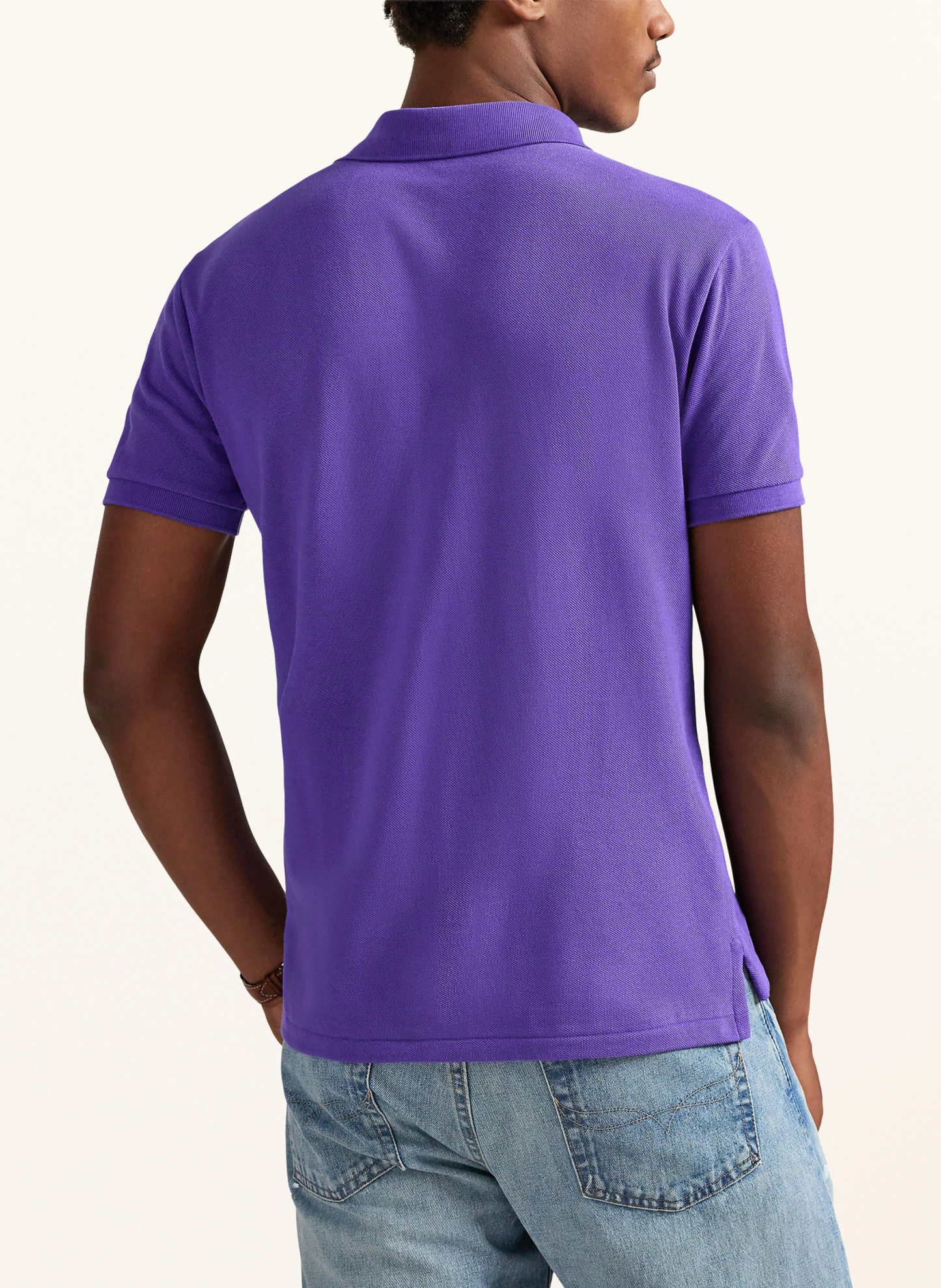 POLO RALPH LAUREN Piqué-Poloshirt Custom Slim Fit – LILA