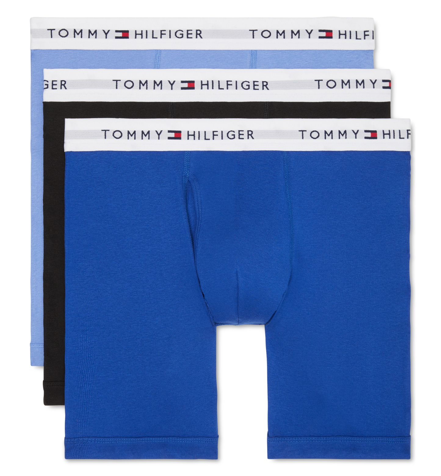 Tommy Hilfiger Men's Classic Cotton Boxer Briefs, 3-Pack - Ink Blue
