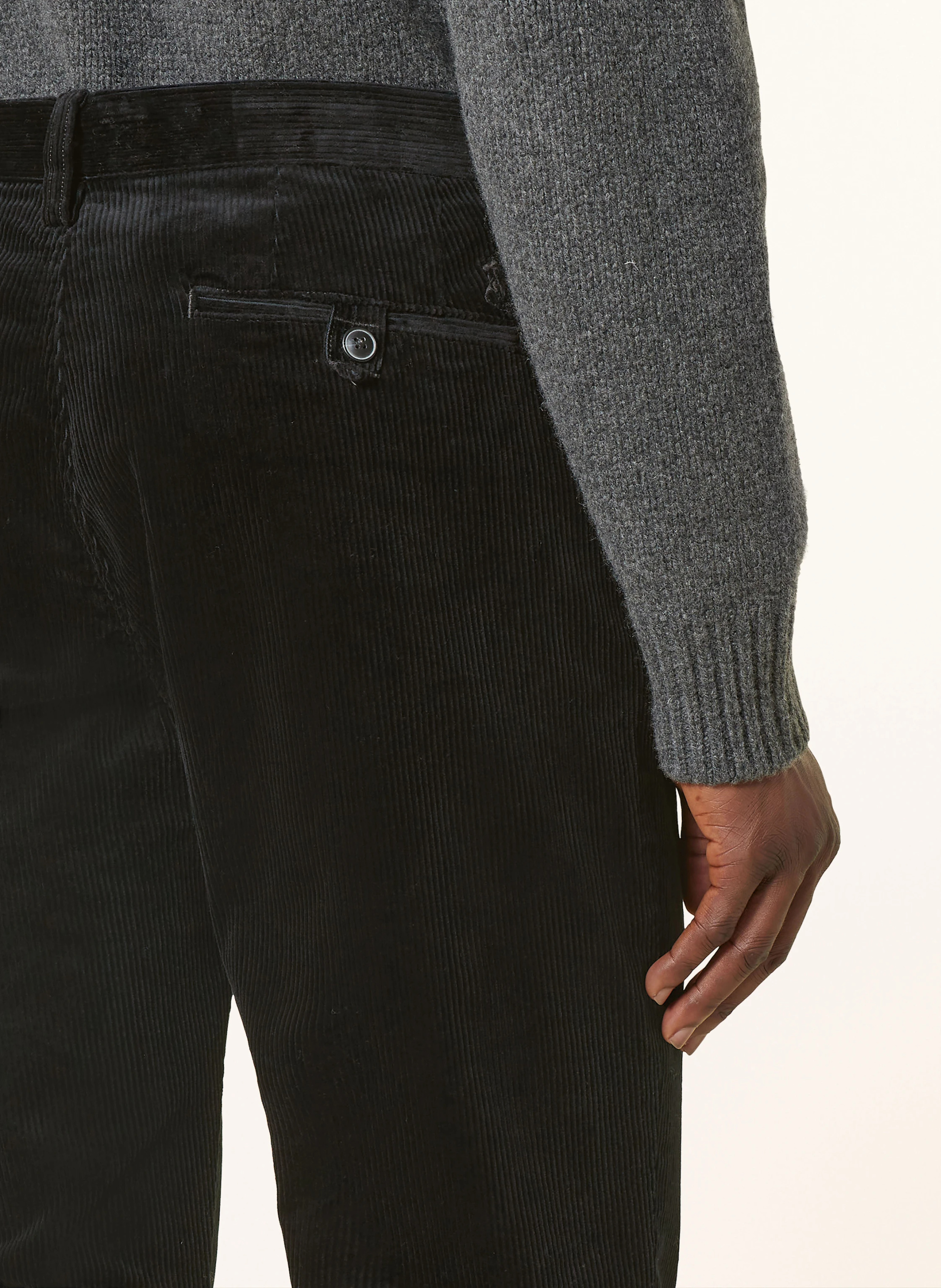 POLO RALPH LAUREN Cordchino Stretch Straight Fit – SCHWARZ
